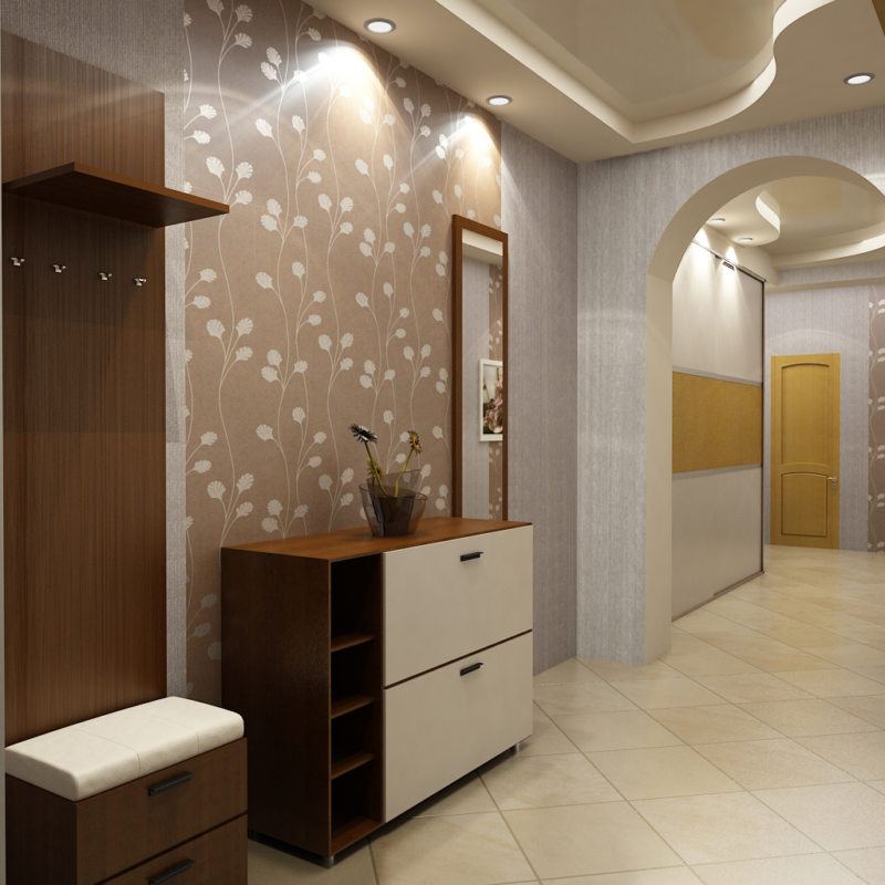 murs dans le couloir