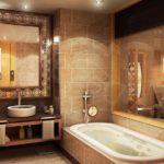 Design salle de bain 6 m² avec miroirs