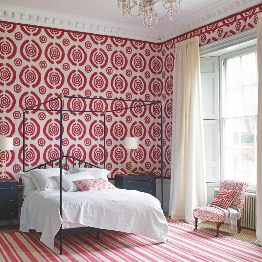 décoration murale dans le papier peint de la chambre