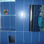 carreaux de céramique bleu