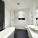 carreaux de céramique blancs