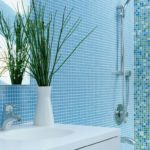 mosaïque de carreaux de céramique pour la salle de bain