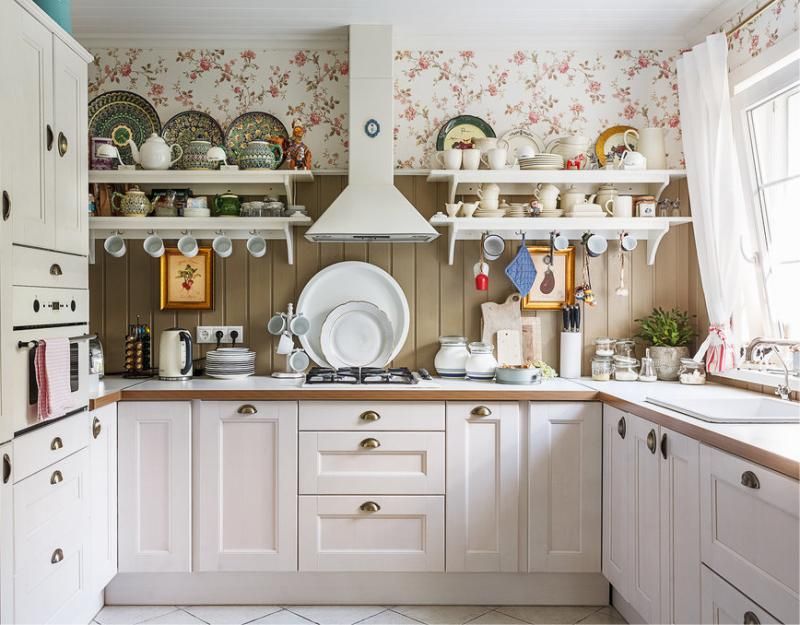 Conception de cuisine dans une maison privée Disposition en U