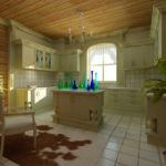 Cuisine design éclectique dans une maison privée