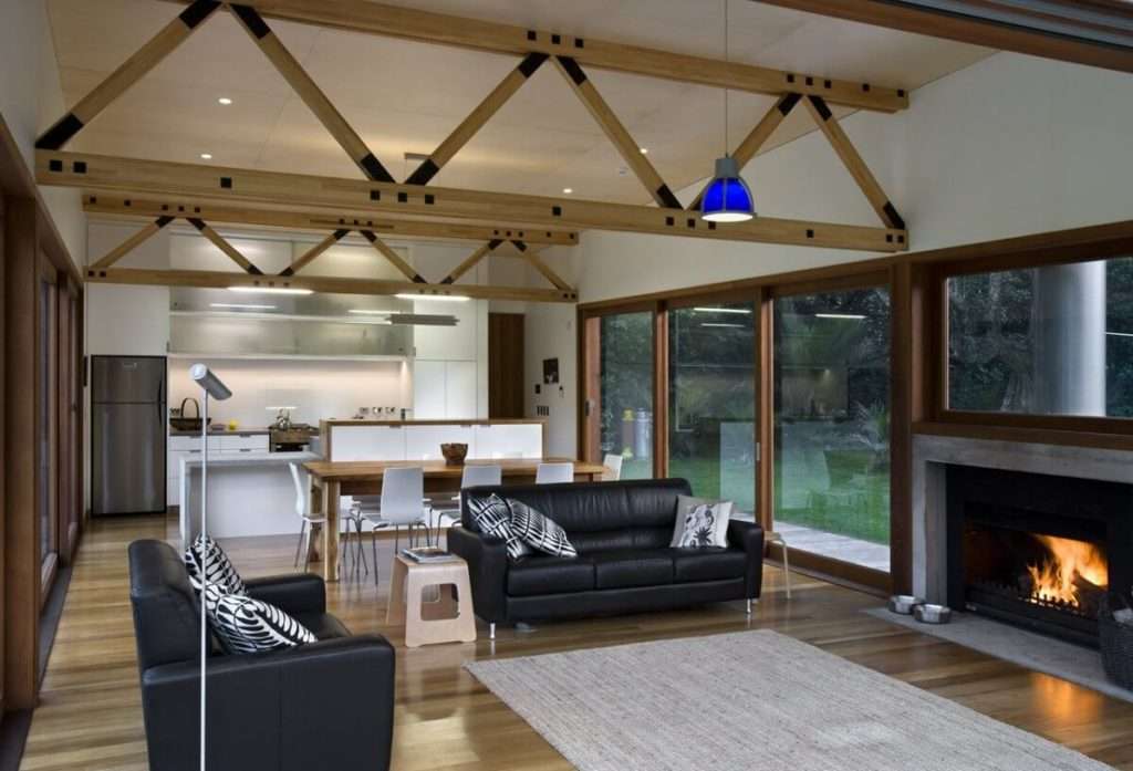 cuisine séjour 18 m2 design photo