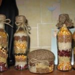 Artisanat pour la cuisine Bouteilles bouclées à faire soi-même avec des céréales