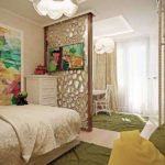 chambre avec balcon intérieur moderne