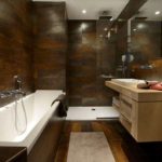 salle de bain avec douche