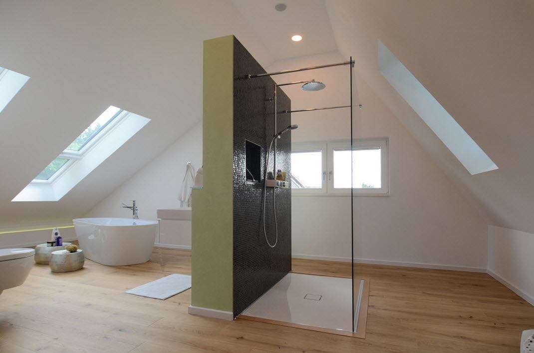 salle de bain avec des idées de design de douche