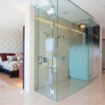 salle de bain avec intérieur d'idées de douche