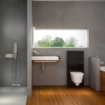 salle de bain avec douche photo