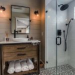 salle de bain avec douche photo intérieur