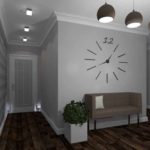 l'idée d'une image de pièce de couloir de style lumineux