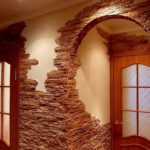 exemple d'un beau style de couloir dans une maison privée photo