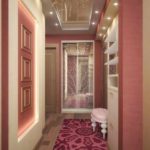 variante du bel intérieur du couloir dans une maison privée photo