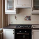 exemple d'une conception inhabituelle d'une cuisine avec une chaudière à gaz photo