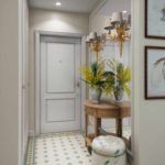 version du design inhabituel de la photo du couloir