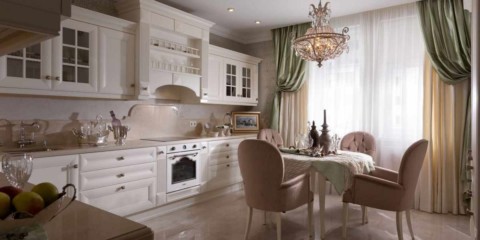 option pour une photo de cuisine intérieure lumineuse