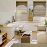 Un exemple d'un beau style d'une photo de chambre étroite