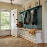 version du style lumineux du couloir de la salle photo