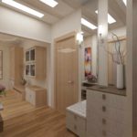 exemple d'une image de conception de couloir lumineux