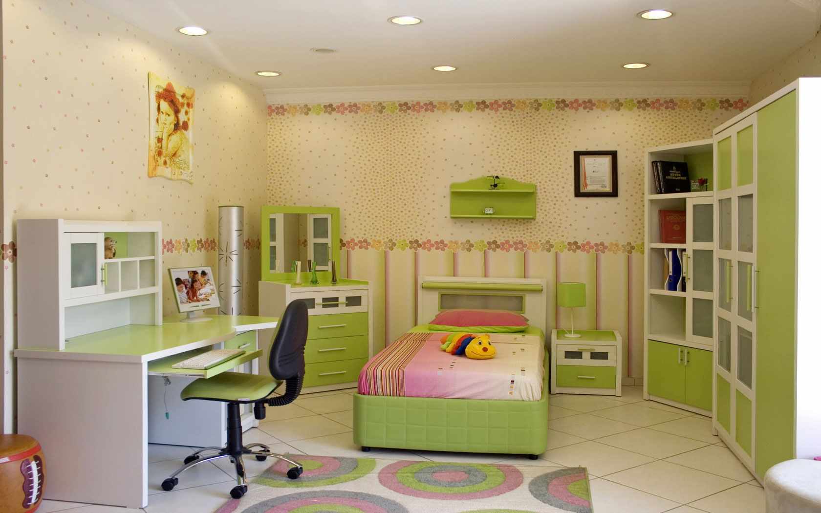 variante de l'intérieur insolite de la chambre des enfants