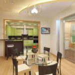 variante d'image de conception de cuisine lumineuse