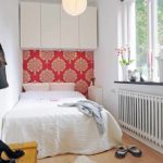 idée d'un beau décor d'une photo de chambre étroite