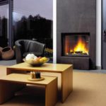 exemple d'utilisation d'un salon lumineux avec cheminée