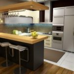 ออกแบบห้องครัวที่ทันสมัยพร้อมเคาน์เตอร์บาร์สูง