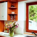 Élément de cuisine avec une étagère d'angle ouverte