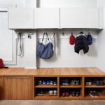 Endroit pratique pour ranger les chaussures