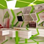 Meubles de cuisine cassés Art Nouveau