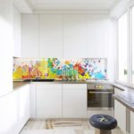 Tablier de cuisine lumineux en verre acrylique