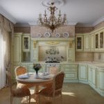 Table ronde en bois massif