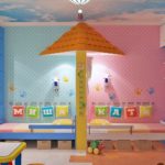 Zonage couleur d'une chambre d'enfant