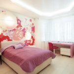 Papier peint photo réaliste à l'intérieur de la chambre