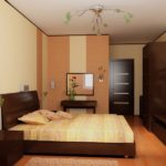 Placement vertical du papier peint dans la chambre