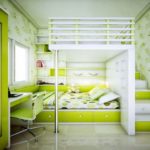 Décoration pour enfants en vert