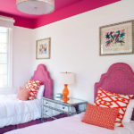 Couleur rose dans la conception des enfants