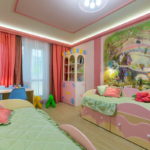 Papier peint à l'intérieur d'une chambre d'enfant