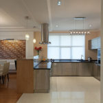 Susun ruang berbentuk U ruang dapur