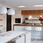 Abat-jour en verre de luminaires blancs