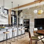 Suspensions multicolores