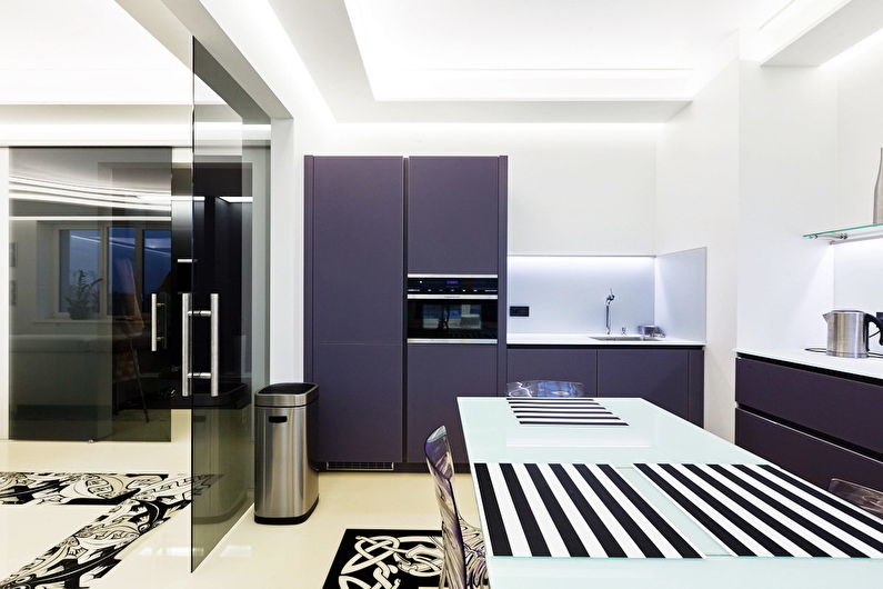 Éclairage de cuisine high-tech lumineux