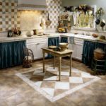 Cuisine rustique sans placards