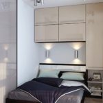 Meubles pour une chambre aux façades brillantes