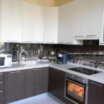 White and wenge can often be found in modern kitchens