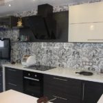 Beige and wenge - a classic combination for kitchen furniture