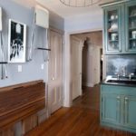 Table pliante dans le coin cuisine